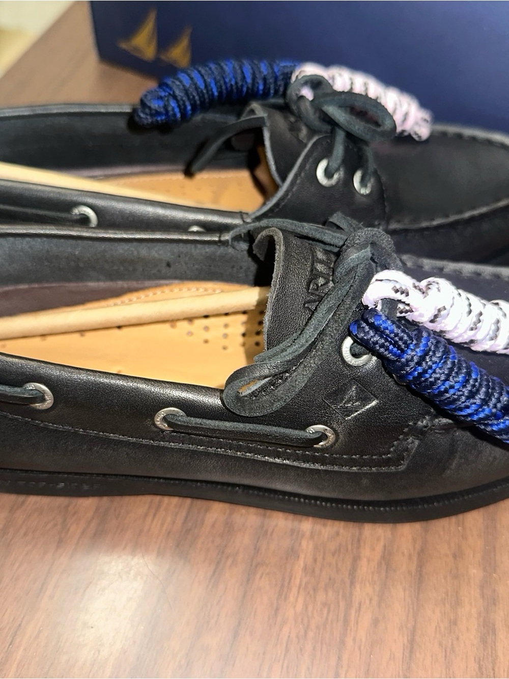Aritzia/Sperry Black Boat Shoes